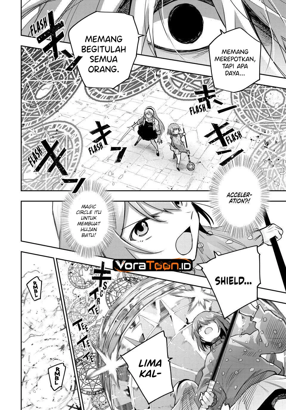 A Court Magician, Who Was Focused On Supportive Magic Because His Allies Were Too Weak, Aims To Become The Strongest After Being Banished Chapter 214 Gambar 9