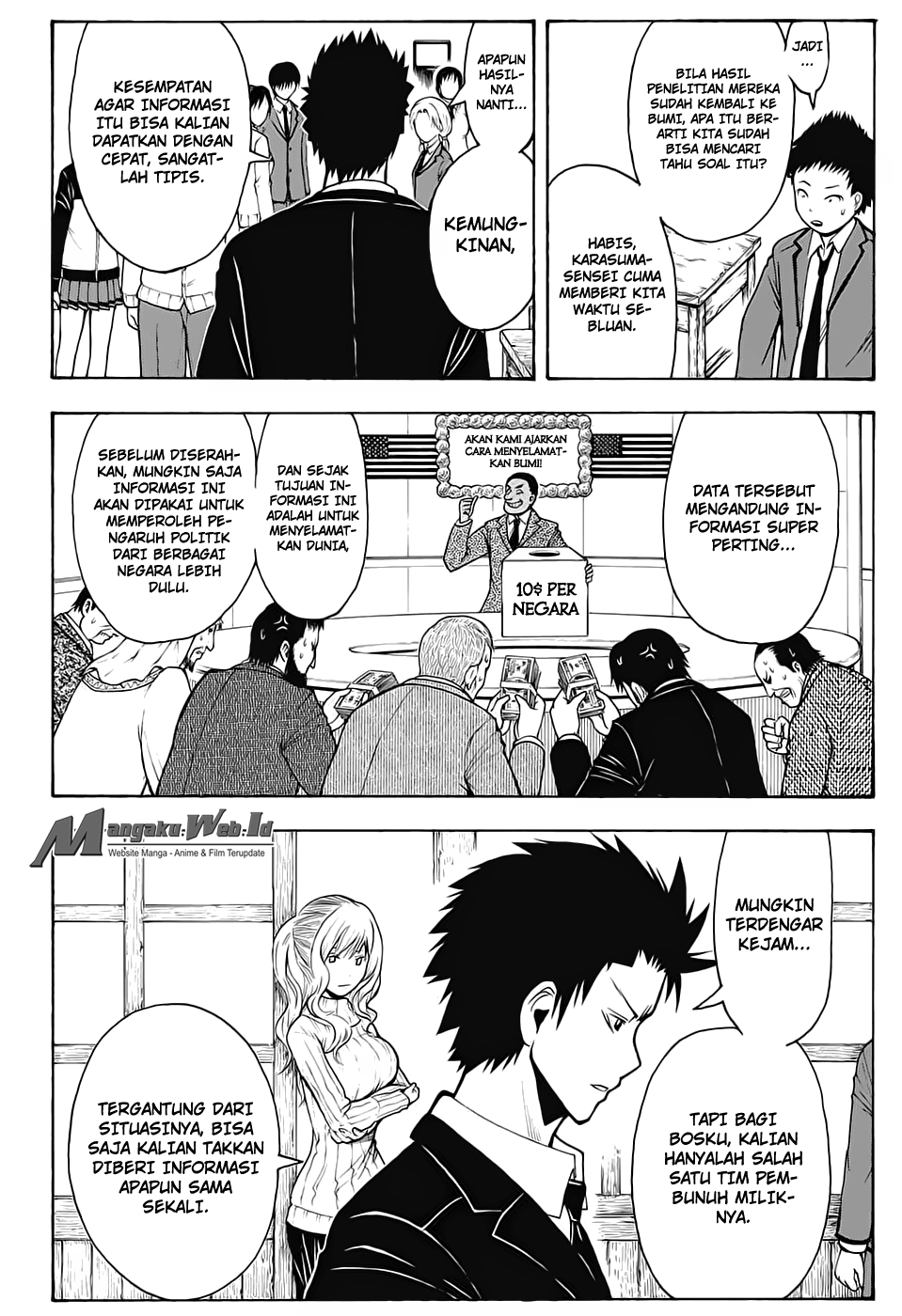 Assassination Classroom Chapter 150 Gambar 9