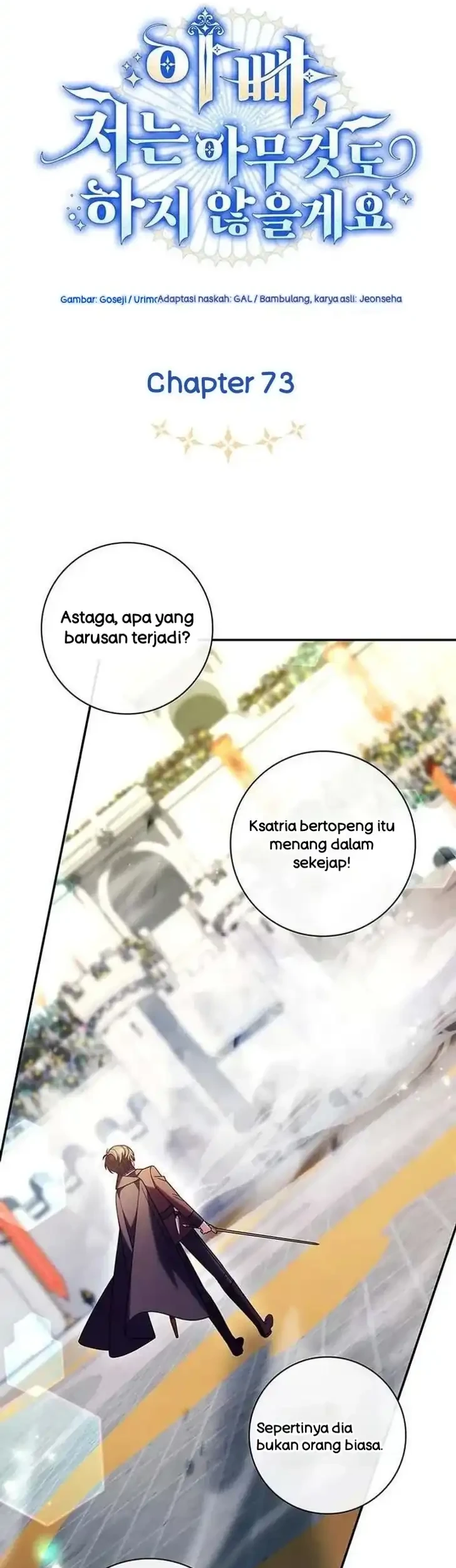 Father, I Won’t Do Anything Chapter 73 Gambar 20