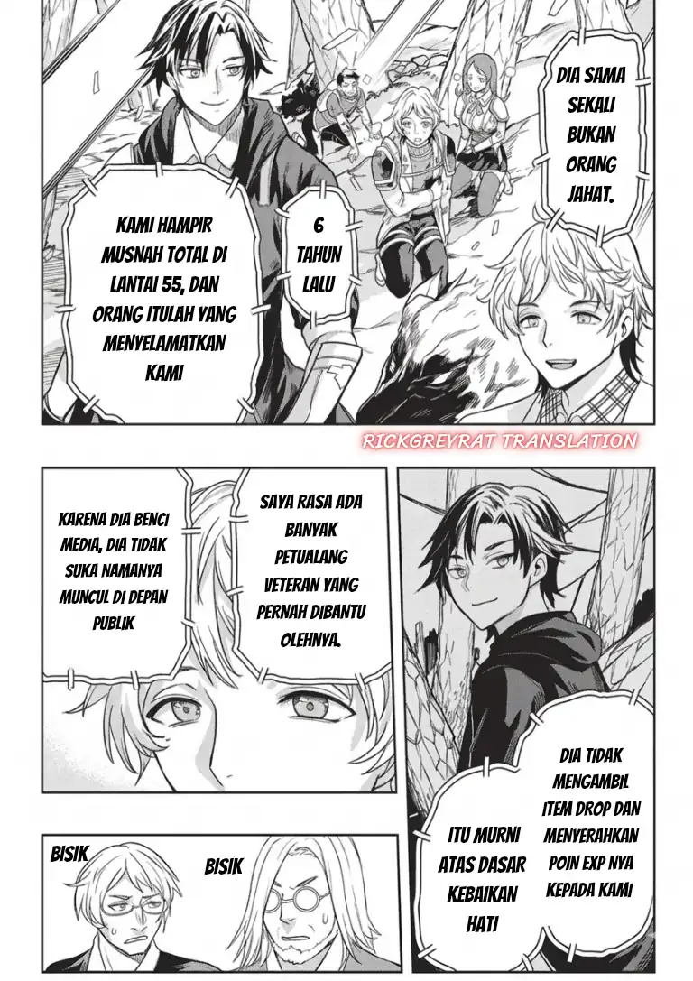 Gal to Dungeon to Shuukai Okure no Tansaku Eiyuutan ~Moto Legend Ima wa Wakeari tei Rank Tansakushana Ore ga, S-Kyuu Gal ni Natsukare Makutte Ikusei wo Makase Sareta~ Chapter 10 Gambar 12