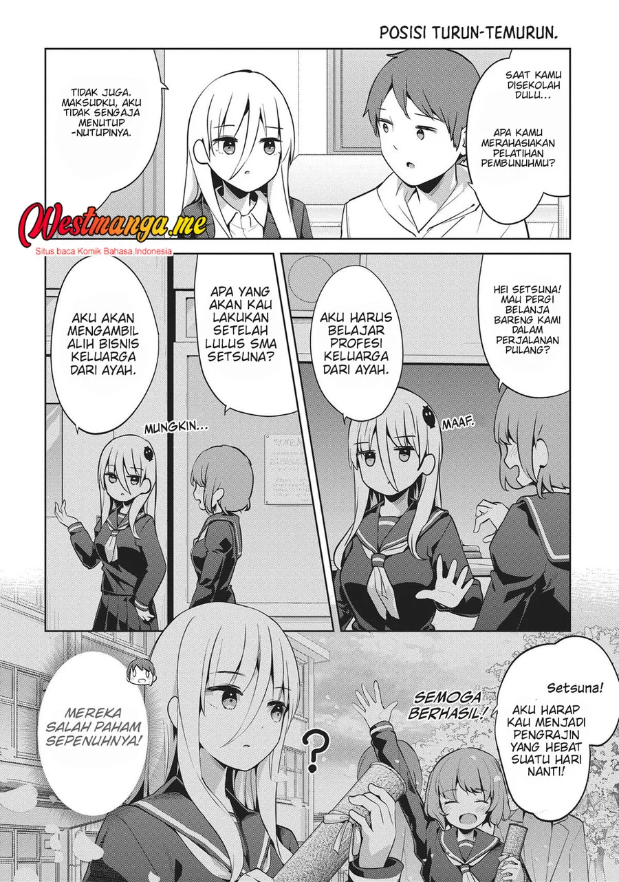 Haikei… Koroshiya-san to Kekkon Shimashita Chapter 54 Gambar 9