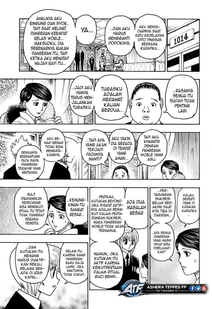 Hunter x Hunter Chapter 414 Gambar 10