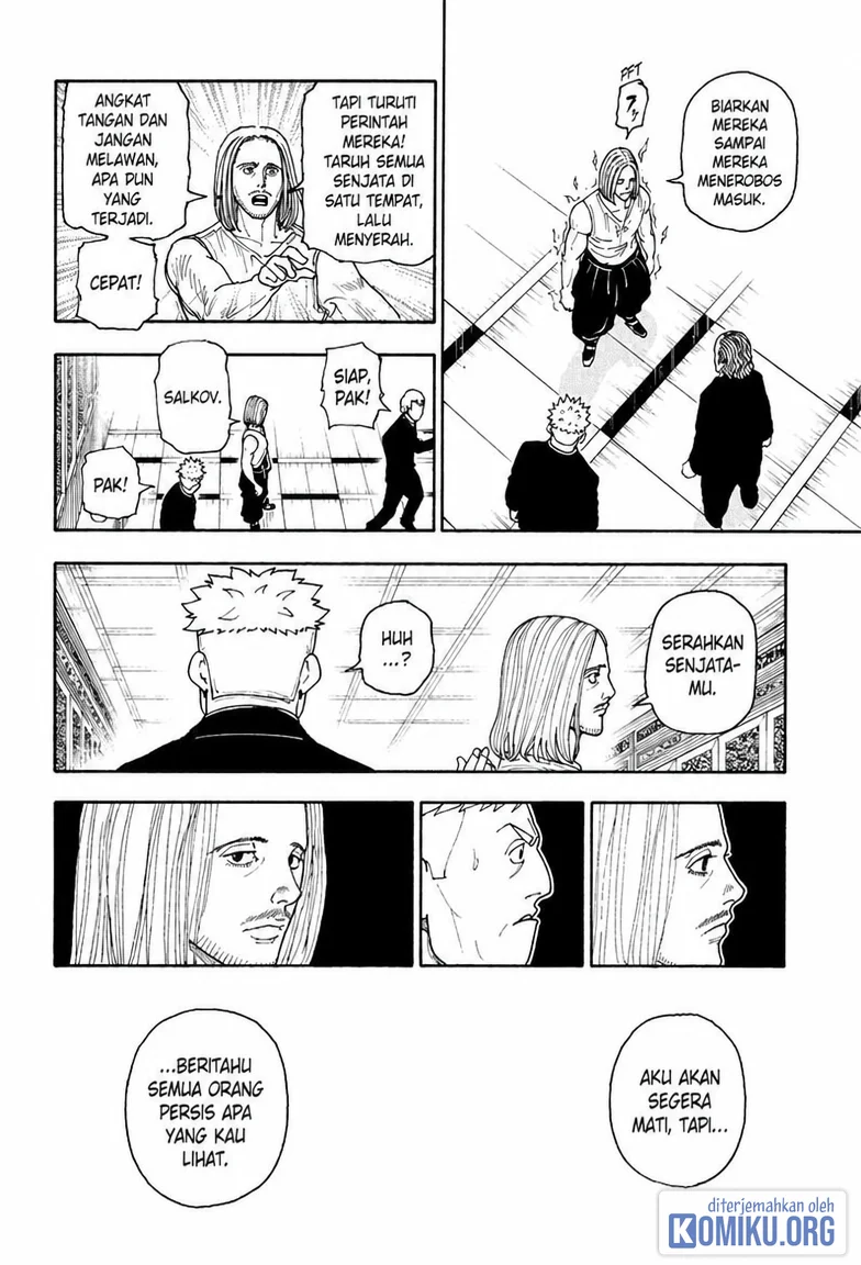 Hunter x Hunter Chapter 418 Gambar 9