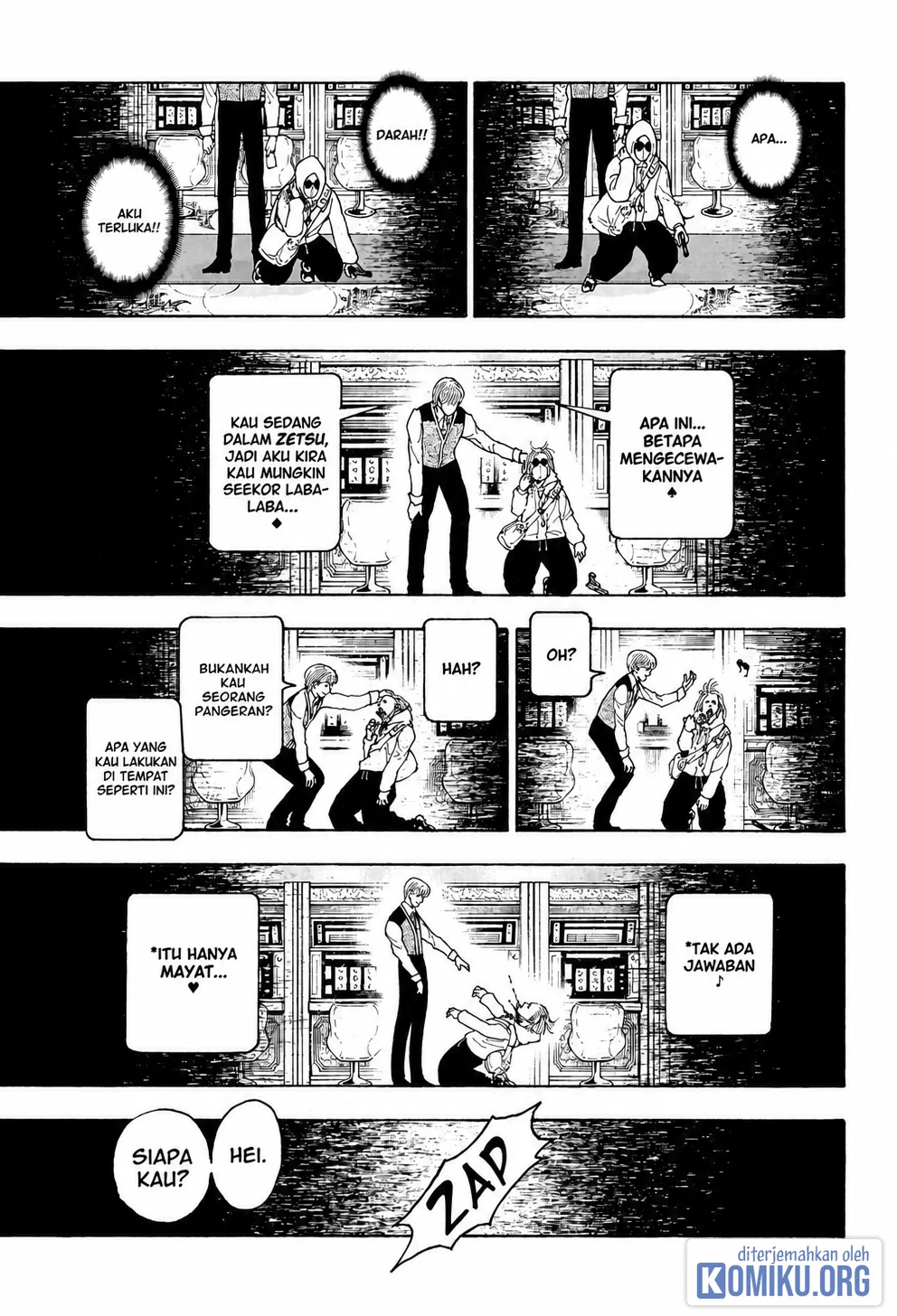 Hunter x Hunter Chapter 420 Gambar 9
