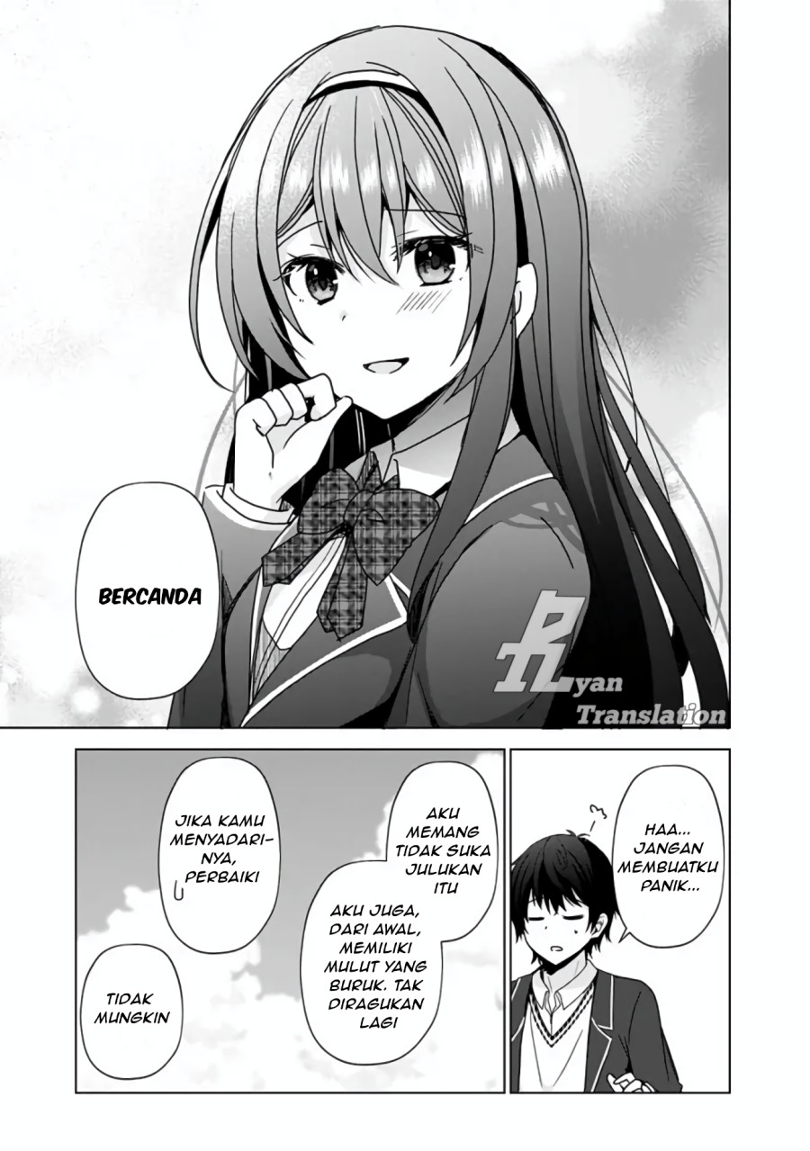Iinazuke ga Dekita to Omottara, Sono Iinazuke ga Gakkou de Yuumei na “Akuyaku Reijou” Dattan dakedo, Dou Sureba Ii? Chapter 2.2 Gambar 9