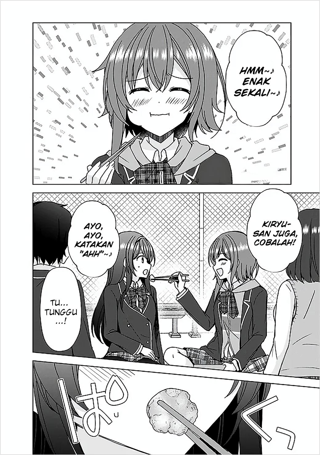 Iinazuke ga Dekita to Omottara, Sono Iinazuke ga Gakkou de Yuumei na “Akuyaku Reijou” Dattan dakedo, Dou Sureba Ii? Chapter 6 Gambar 14