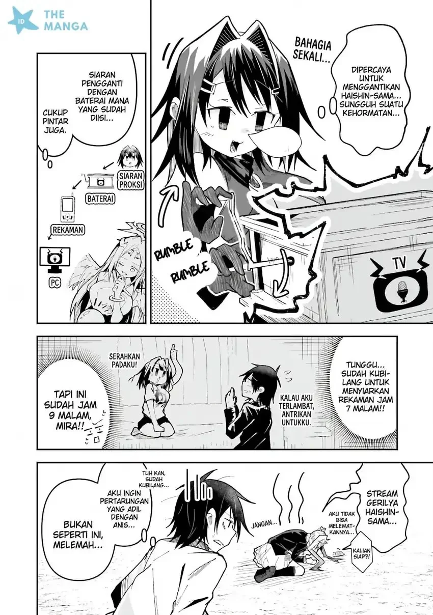 Isekai de Haishin Katsudou wo Shitara Tairyou no Yandere Shinja wo Umidashite Shimatta Ken Chapter 57 Gambar 9