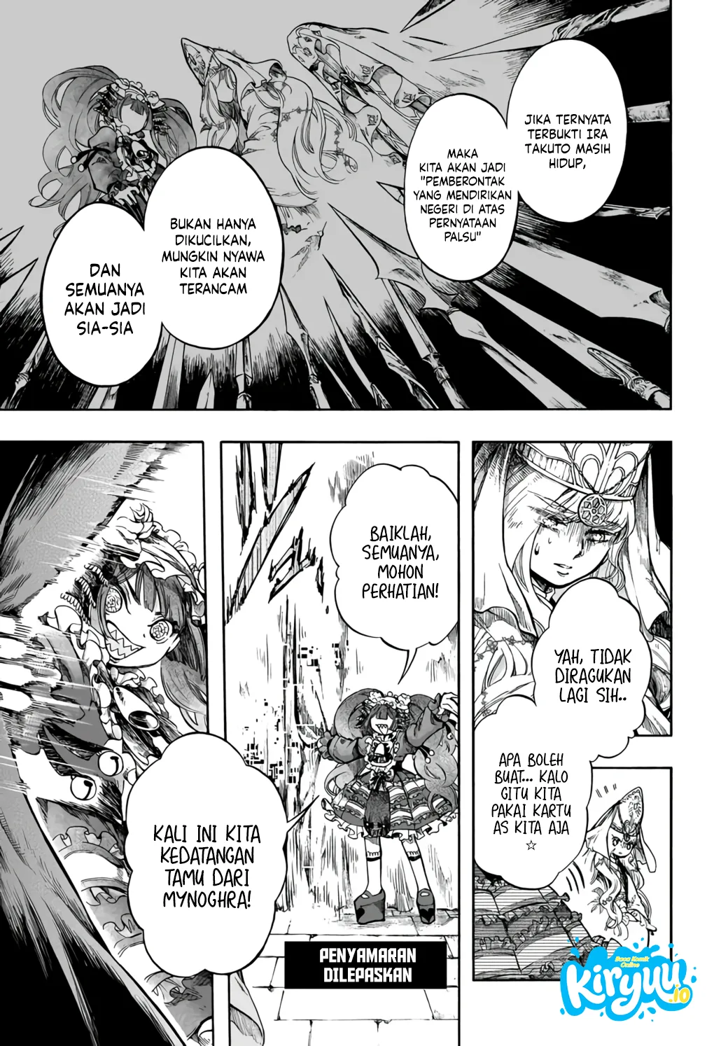 Isekai Mokushiroku Mynoghra: Hametsu no Bunmei de Hajimeru Sekai Seifuku Chapter 32.2 Gambar 9