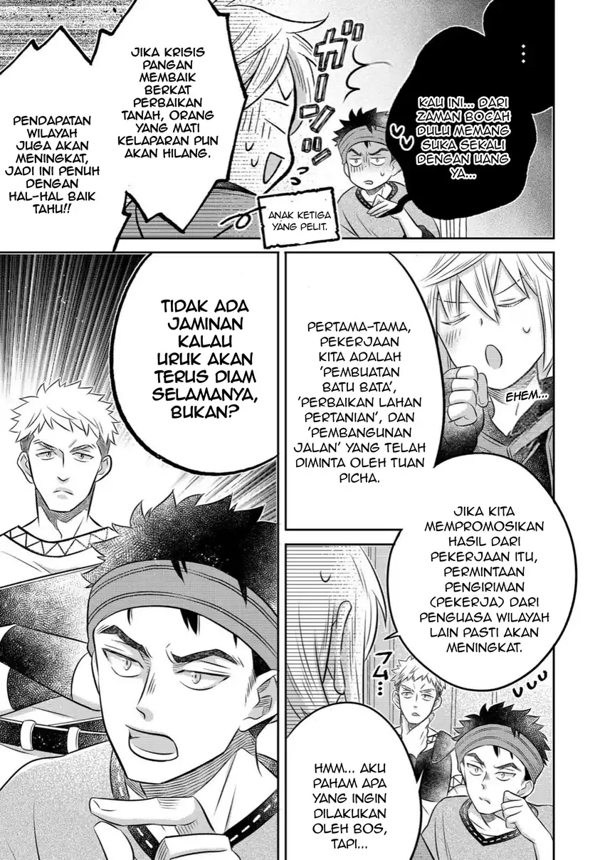 Isekai no Binbou Nouka ni Tensei Shitanode, Renga o Tsukutte Shiro o Tateru Koto ni Shimashita Chapter 35.1 Gambar 9