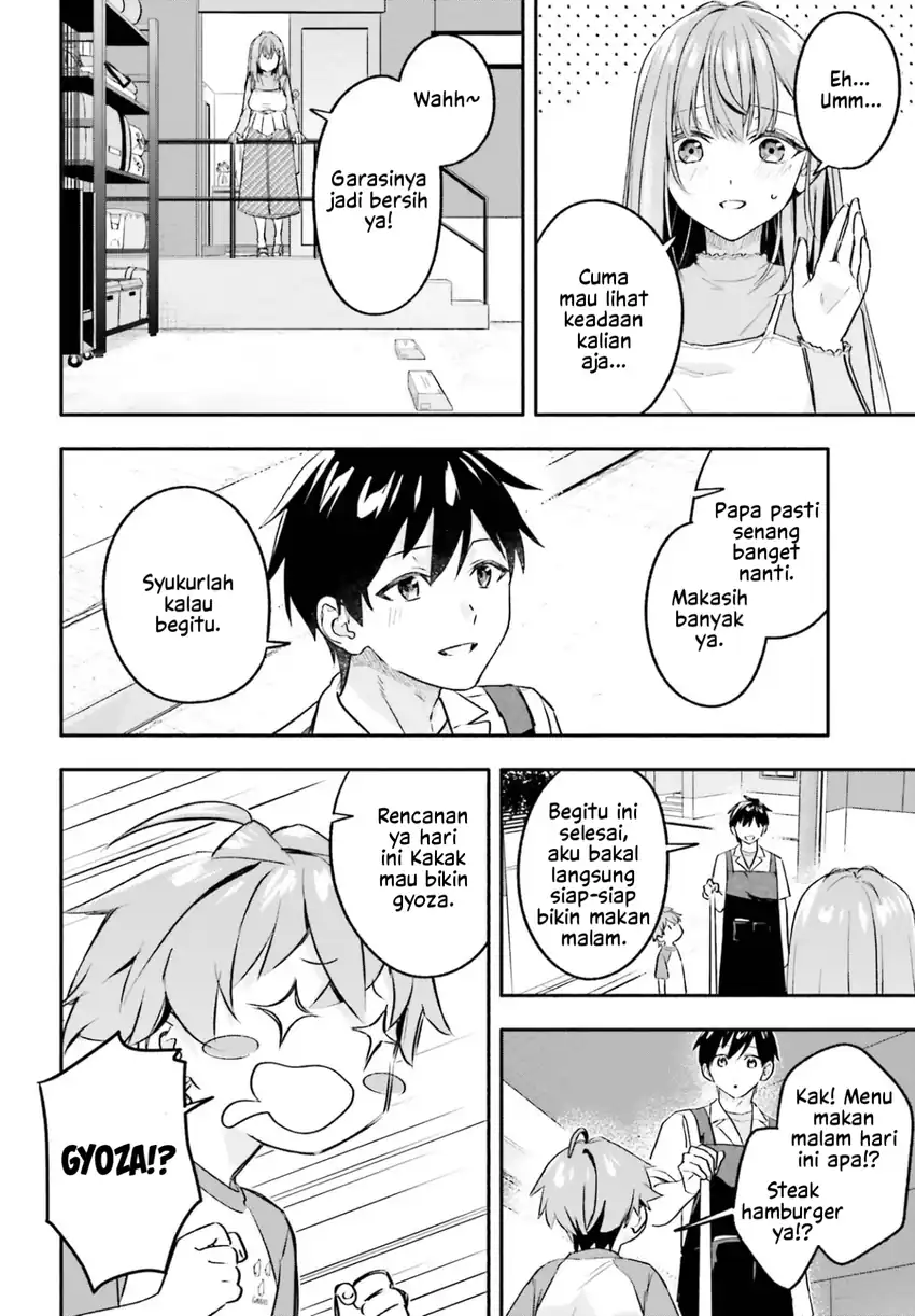 Kajidaikou no Arbeit wo Hajimetara Gakuen Ichi no Bishoujo no Kazoku ni Kiniirarechaimashita Chapter 16 Gambar 13