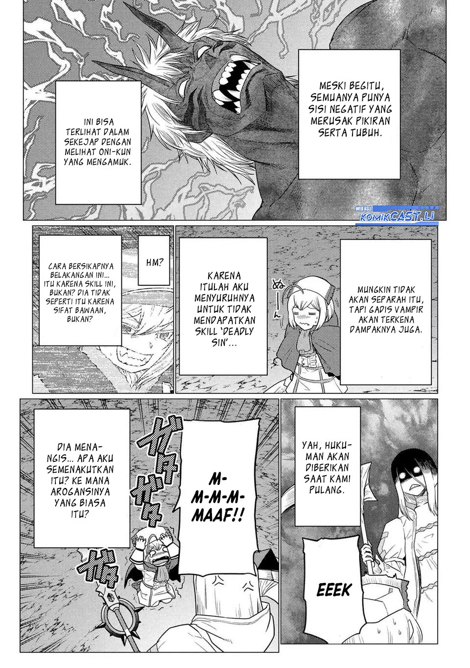 Kumo desu ga, Nani ka? Chapter 74.1 Gambar 9
