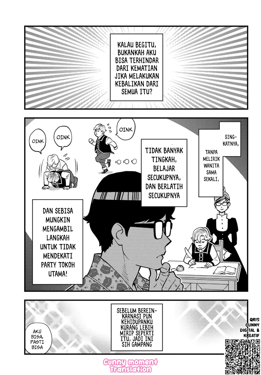 Kuzulesse Oblige - 18-kin Game Sekai no Kuzu Akuyaku ni Tensei Shiteshimatta Ore wa, Gensaku Chishiki no Chikara de Doushite mo Mob Jinsei wo Tsukami Toritai Chapter 1 Gambar 27