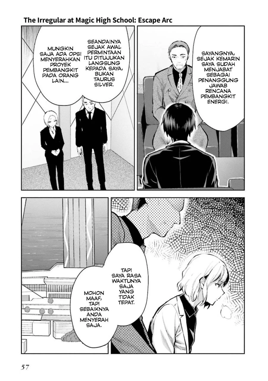 Mahouka Koukou no Rettousei Escape-hen Chapter 7 - Halaman 9