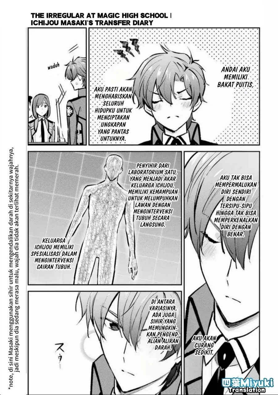 Mahouka Koukou no Rettousei Ichijou Masaki Tenkou-hen Chapter 1 - Halaman 9