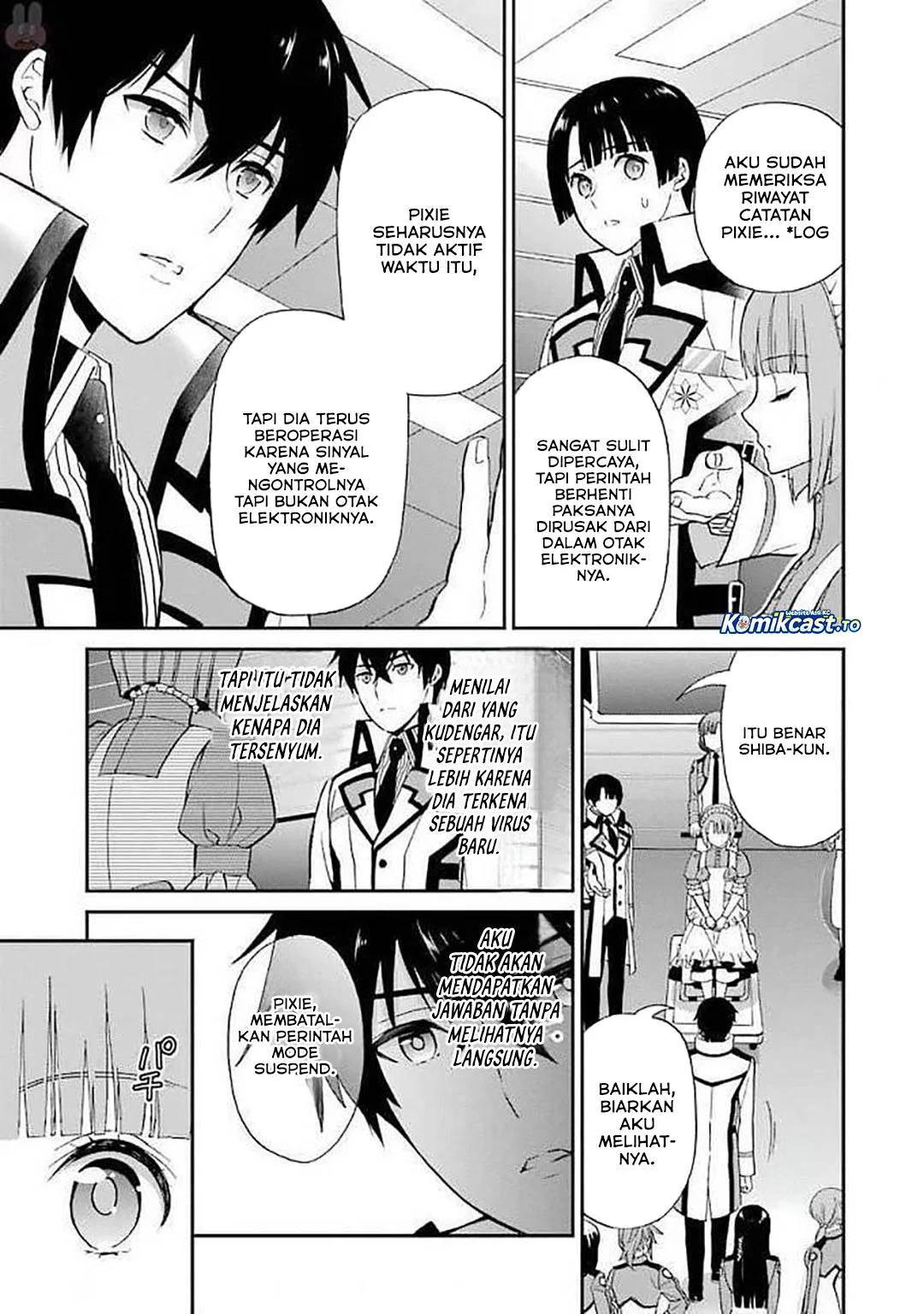 Mahouka Koukou no Rettousei – Raihousha-hen Chapter 22 Gambar 12