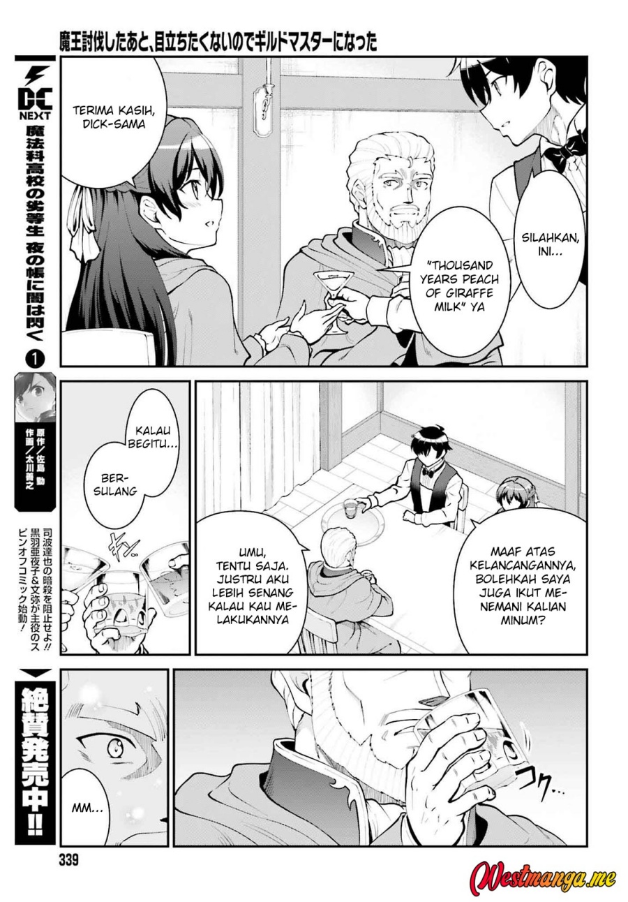 Maou Toubatsu Shita Ato, Medachitakunai node Guild Master ni Natta Chapter 62 Gambar 13