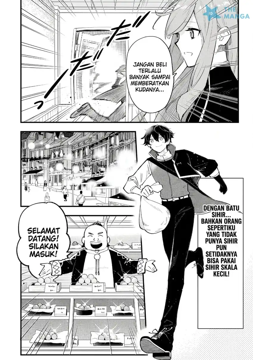 Maryoku Zero no Saikyou Kenja ~Mahou Riron o Kiwametara, Sekai Saikyou ni Natte Ita~ Chapter 4.1 Gambar 9