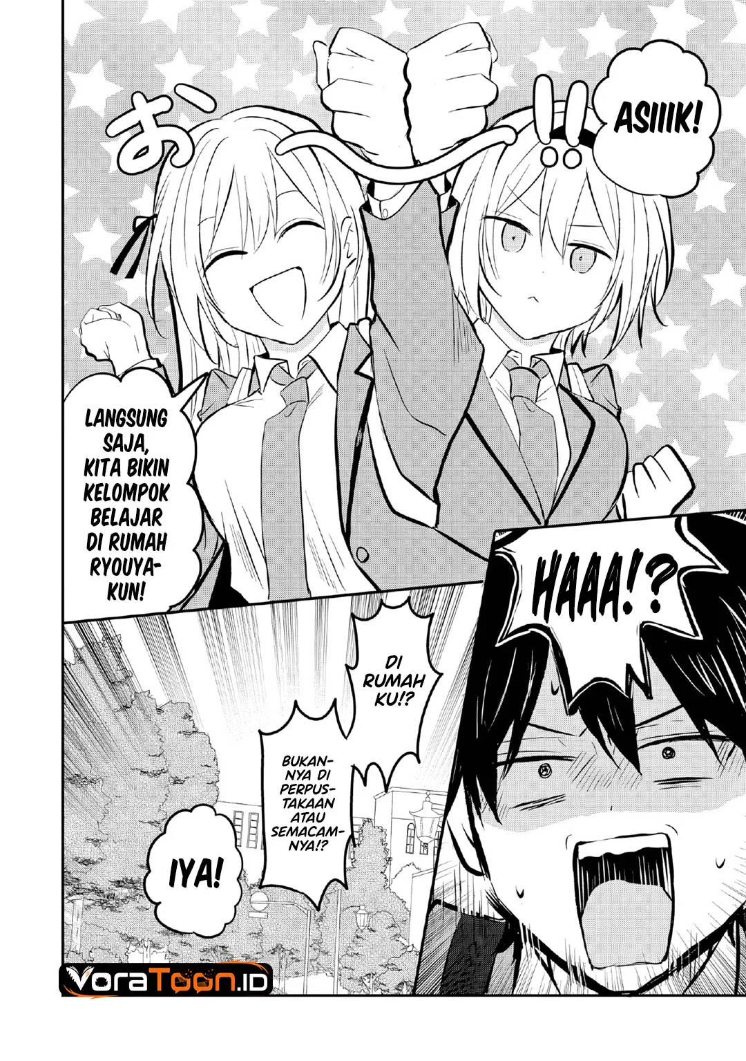 Nani no Torie mo Nai Heibon na Ore ga Bijin Futago Shimai wo Inochigake de Tasuketa Kekka, Jitsu wa Yandere datta Futari wo Gachi Bore Sasete Shimatta Chapter 3 Gambar 15