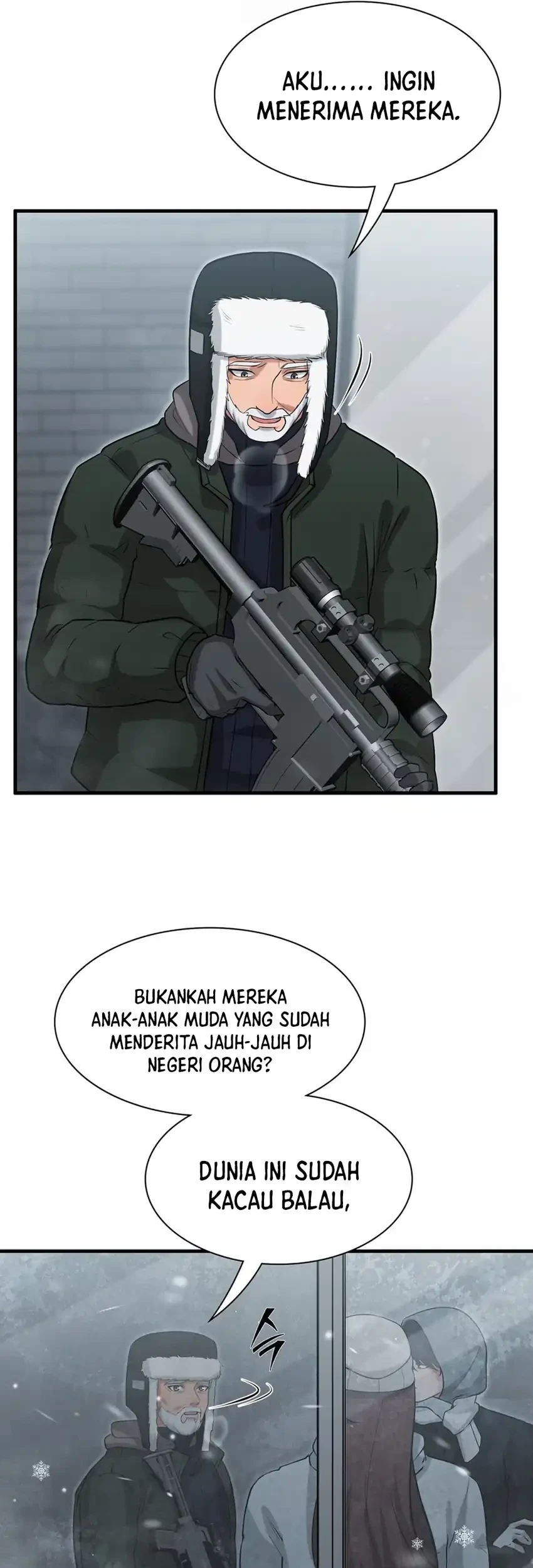 Office Worker in the Ice Age Apocalypse Chapter 46 Gambar 29