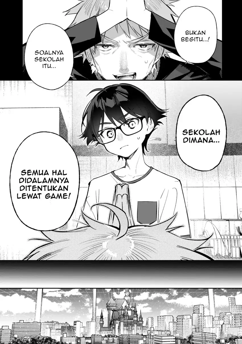 Ore wa Gakuen Zunou Battle no Ensyutsuka!: Jishou Mob ga Kage kara Egaku Saikyou Shujinkou Musou Scenario Chapter 1 Gambar 21
