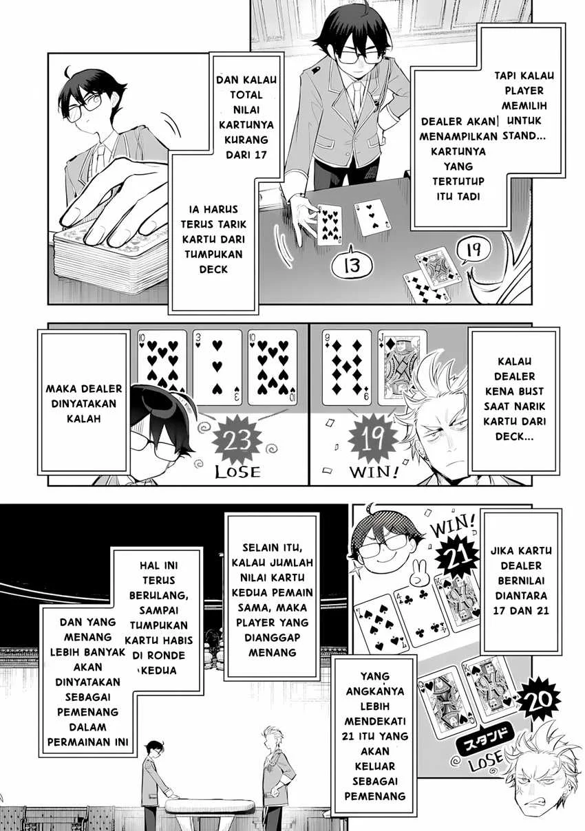 Ore wa Gakuen Zunou Battle no Ensyutsuka!: Jishou Mob ga Kage kara Egaku Saikyou Shujinkou Musou Scenario Chapter 5 Gambar 14