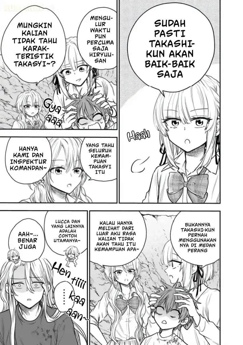 Senchi Kara Kaette kita Takashi-kun. Futsuu ni Koukou Seikatsu wo Okuritai Chapter 15 Gambar 16