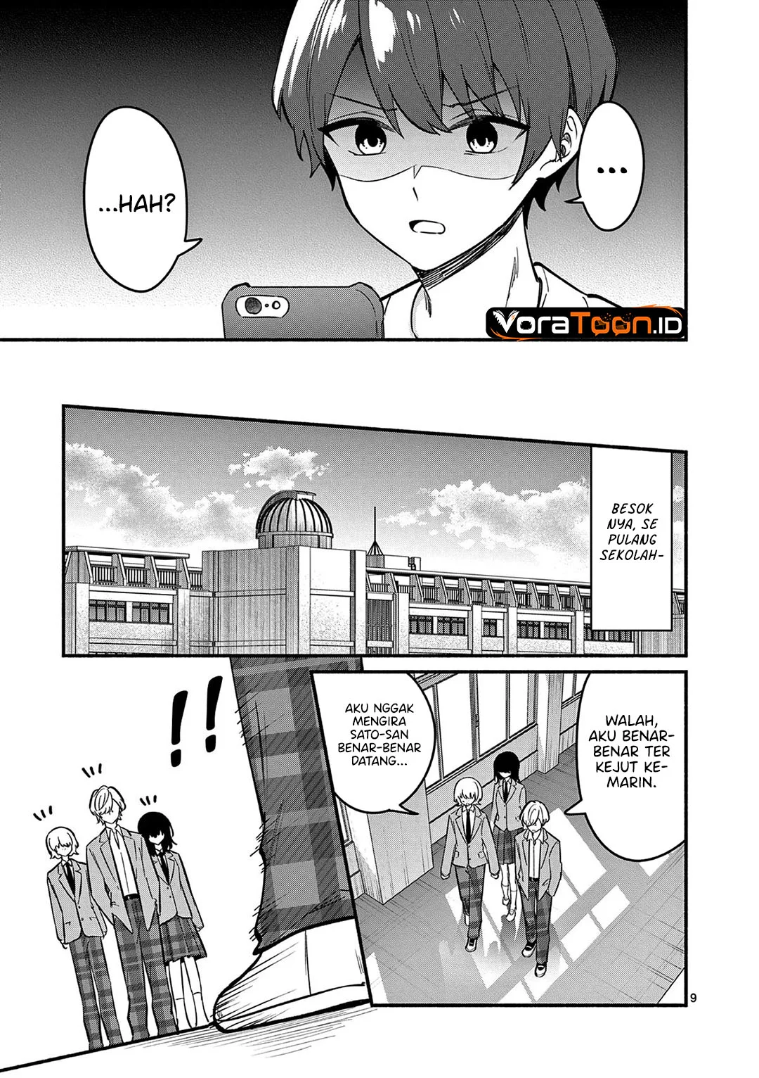 Shiotaiou no Sato-san ga Ore ni dake Amai Chapter 87 Gambar 10