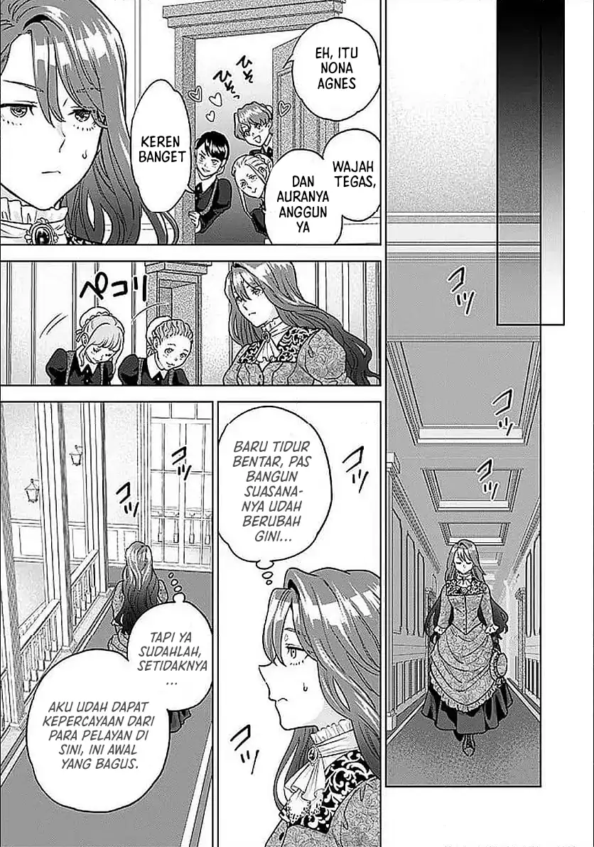 Shounin Reijou Agnes Henkyou ni Tsuihou Sareta Akuyaku Reijou wa Shousai o Hakki Shi Nariagaru Chapter 2.2 Gambar 11