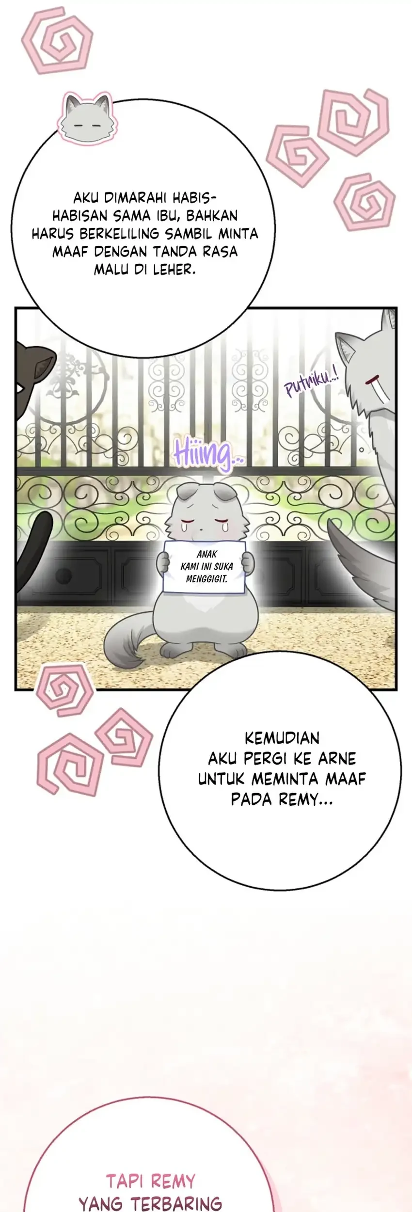 The Snow Leopard Baby of the Black Leopard Family Chapter 64.1 Gambar 9