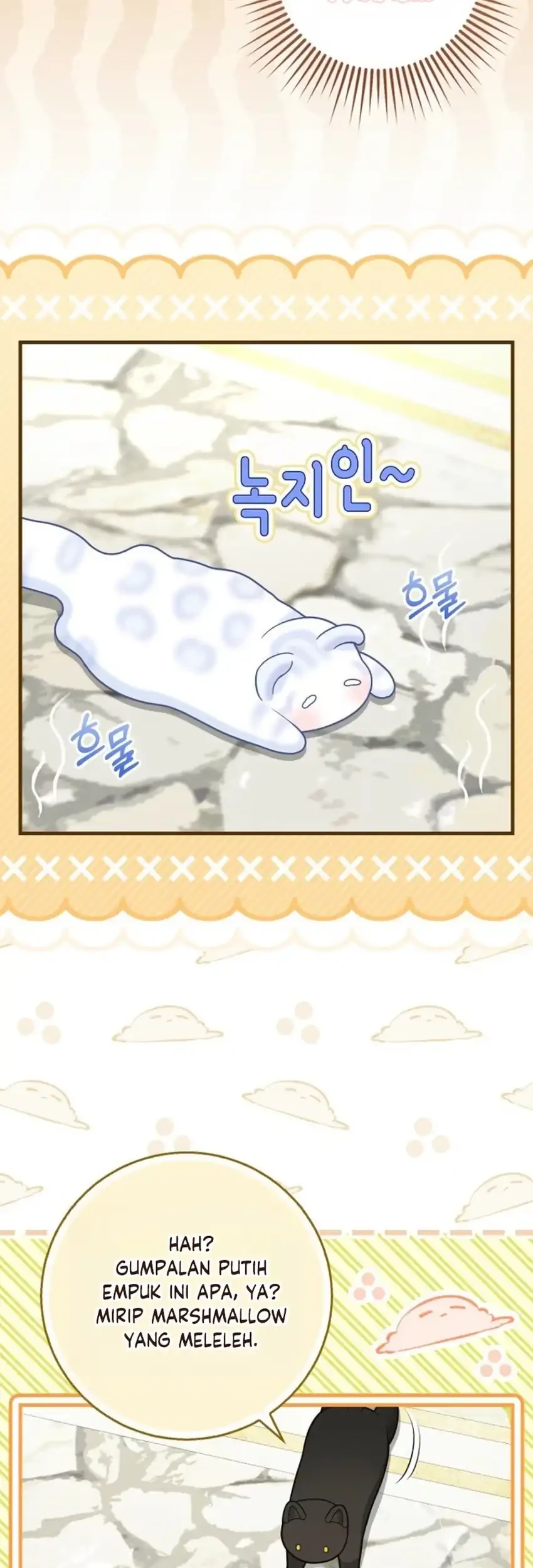 The Snow Leopard Baby of the Black Leopard Family Chapter 72.5 Gambar 9