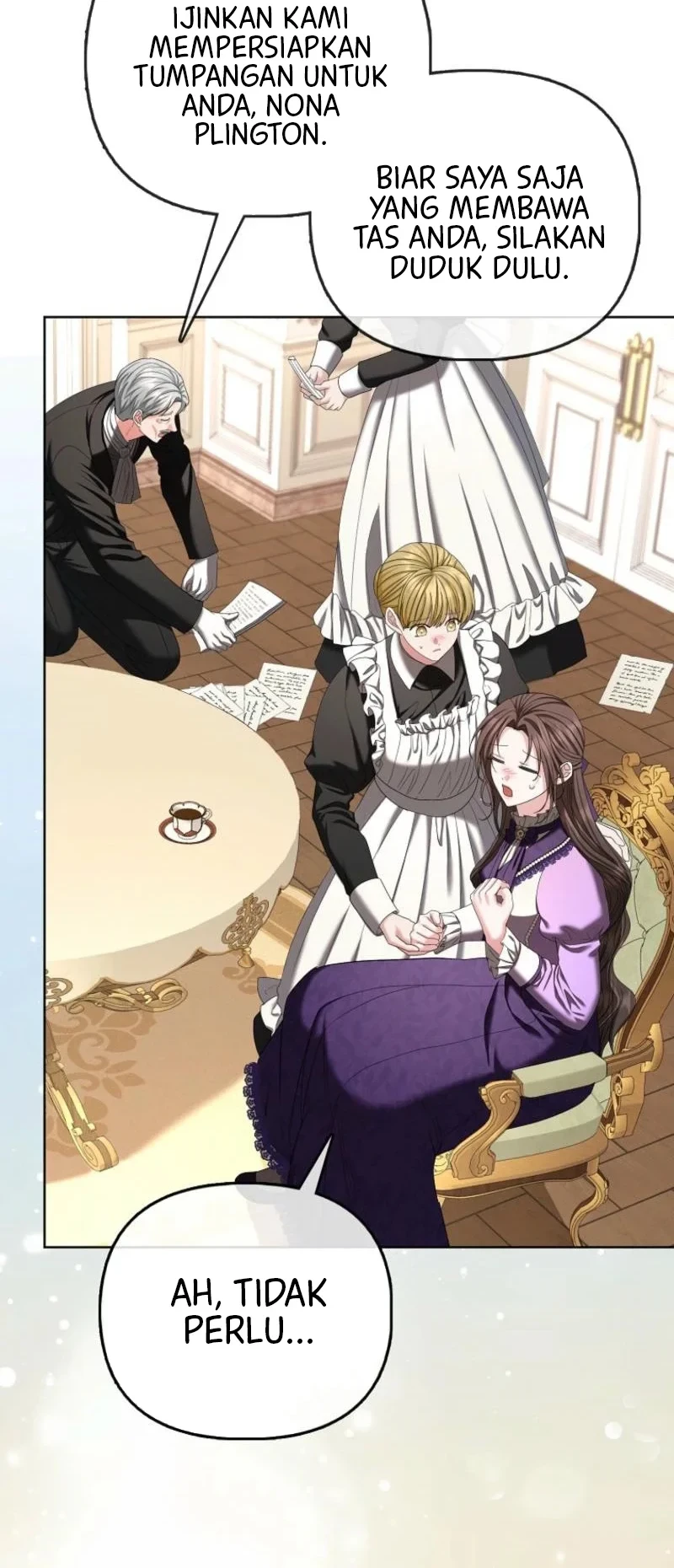 The Terminally Ill Lady Fakes a Job with the Villain Family Chapter 2 Gambar 29
