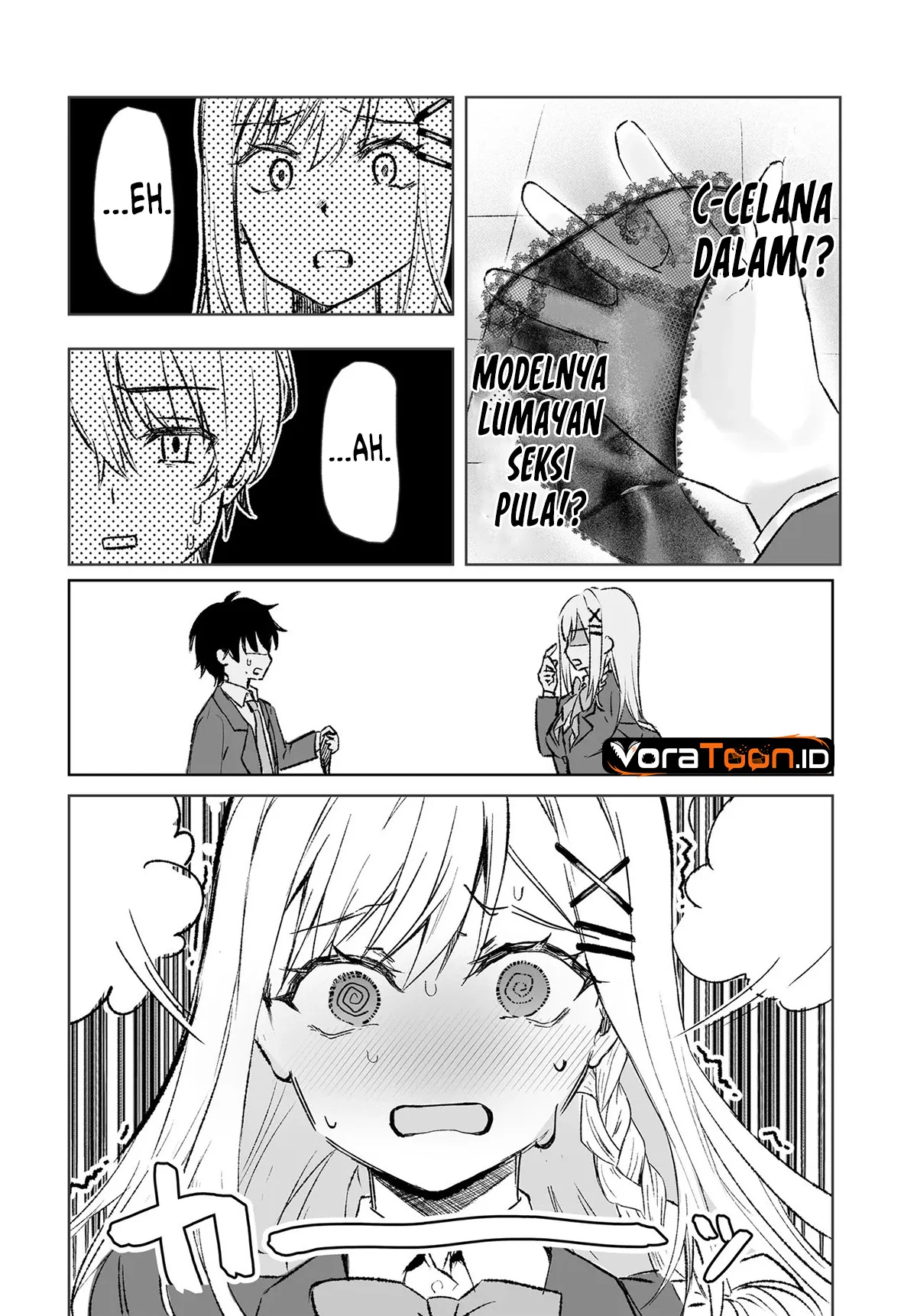 Tonari no Seki no Seijo-sama wa Ore ni Kossori Skirt no Naka wo Oshiete Kureru Chapter 1 Gambar 9