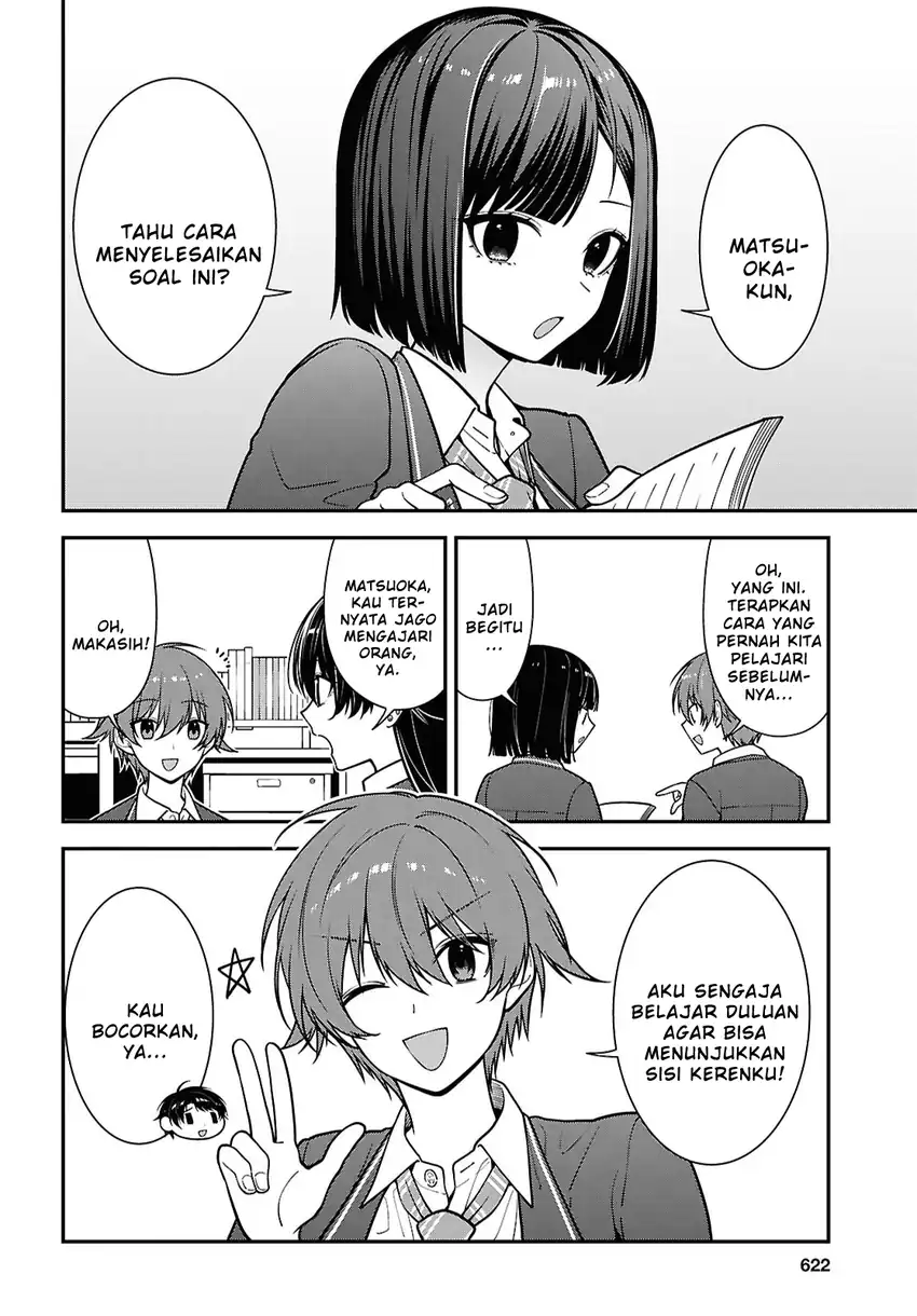 Tonari no Seki no Yankee Shimizu-san ga Kami o Kuroku Sometekita Chapter 19 Gambar 14