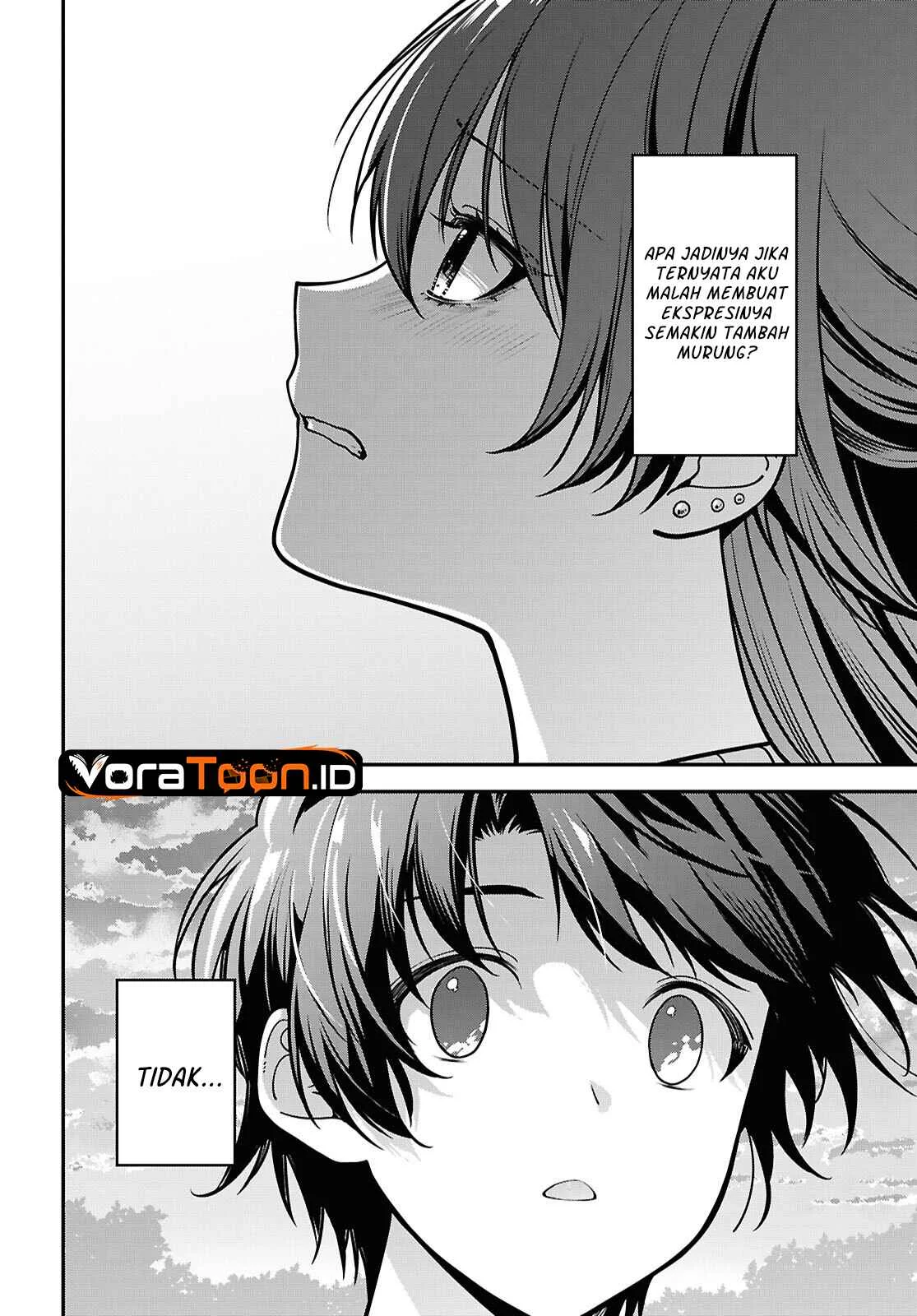 Tonari no Seki no Yankee Shimizu-san ga Kami o Kuroku Sometekita Chapter 22 Gambar 13