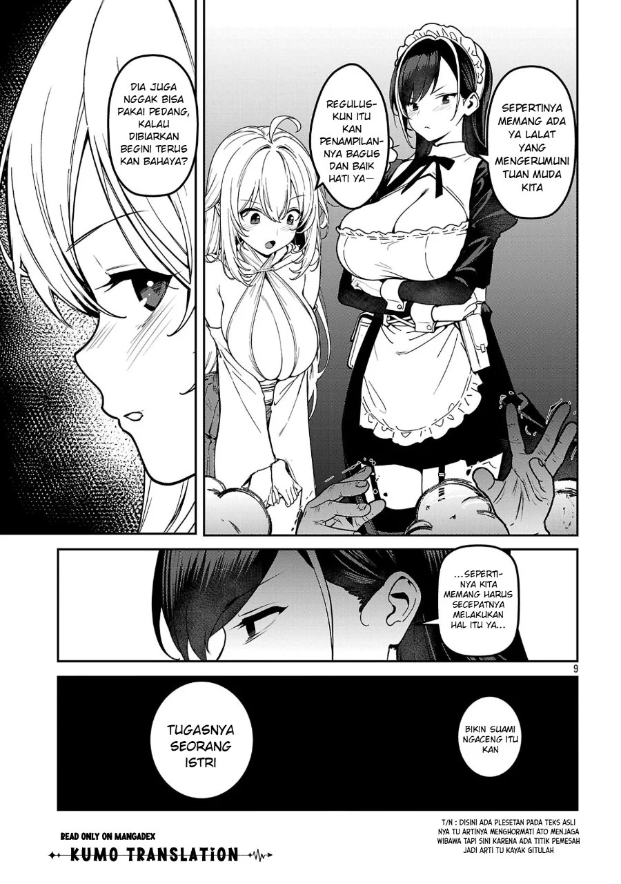 Tousan wa [Kensei], Kaasan wa [Kenshin], Boku wa [Ochi〇po Chanbara Master] Chapter 4 Gambar 11