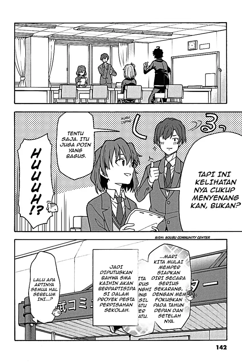 Yahari Ore no Seishun Love Come wa Machigatteiru @comic Chapter 100 Gambar 14