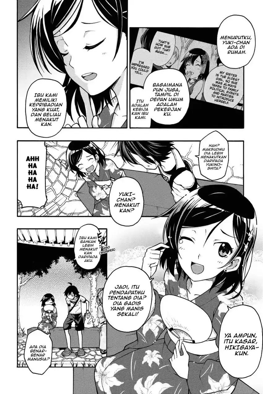 Yahari Ore no Seishun Love Come wa Machigatteiru @comic Chapter 33 Gambar 14