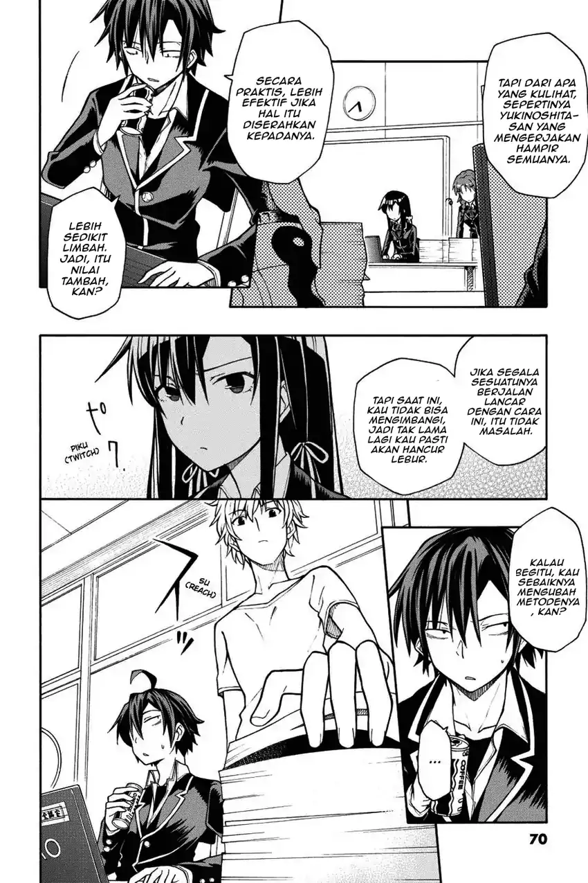 Yahari Ore no Seishun Love Come wa Machigatteiru @comic Chapter 37 Gambar 12