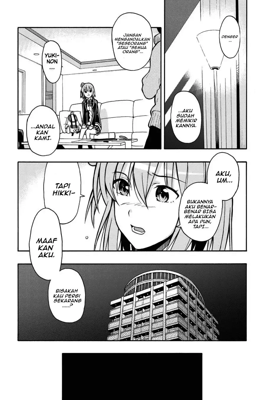 Yahari Ore no Seishun Love Come wa Machigatteiru @comic Chapter 38 Gambar 16