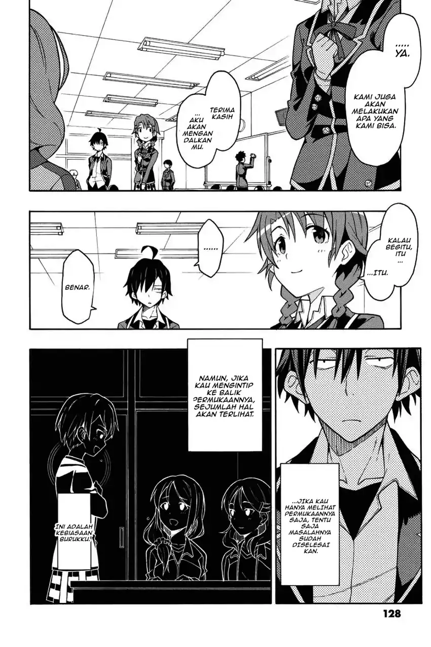 Yahari Ore no Seishun Love Come wa Machigatteiru @comic Chapter 45 Gambar 12