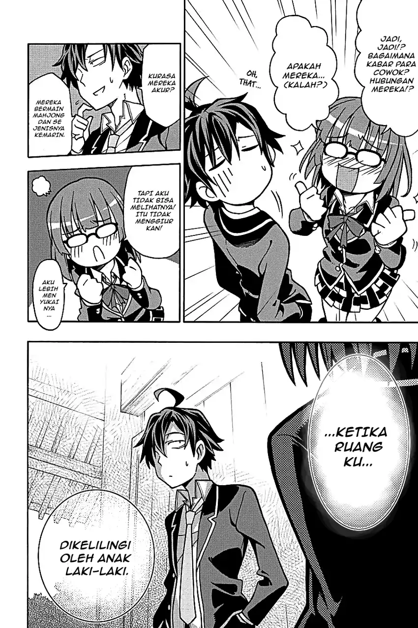 Yahari Ore no Seishun Love Come wa Machigatteiru @comic Chapter 51 Gambar 12
