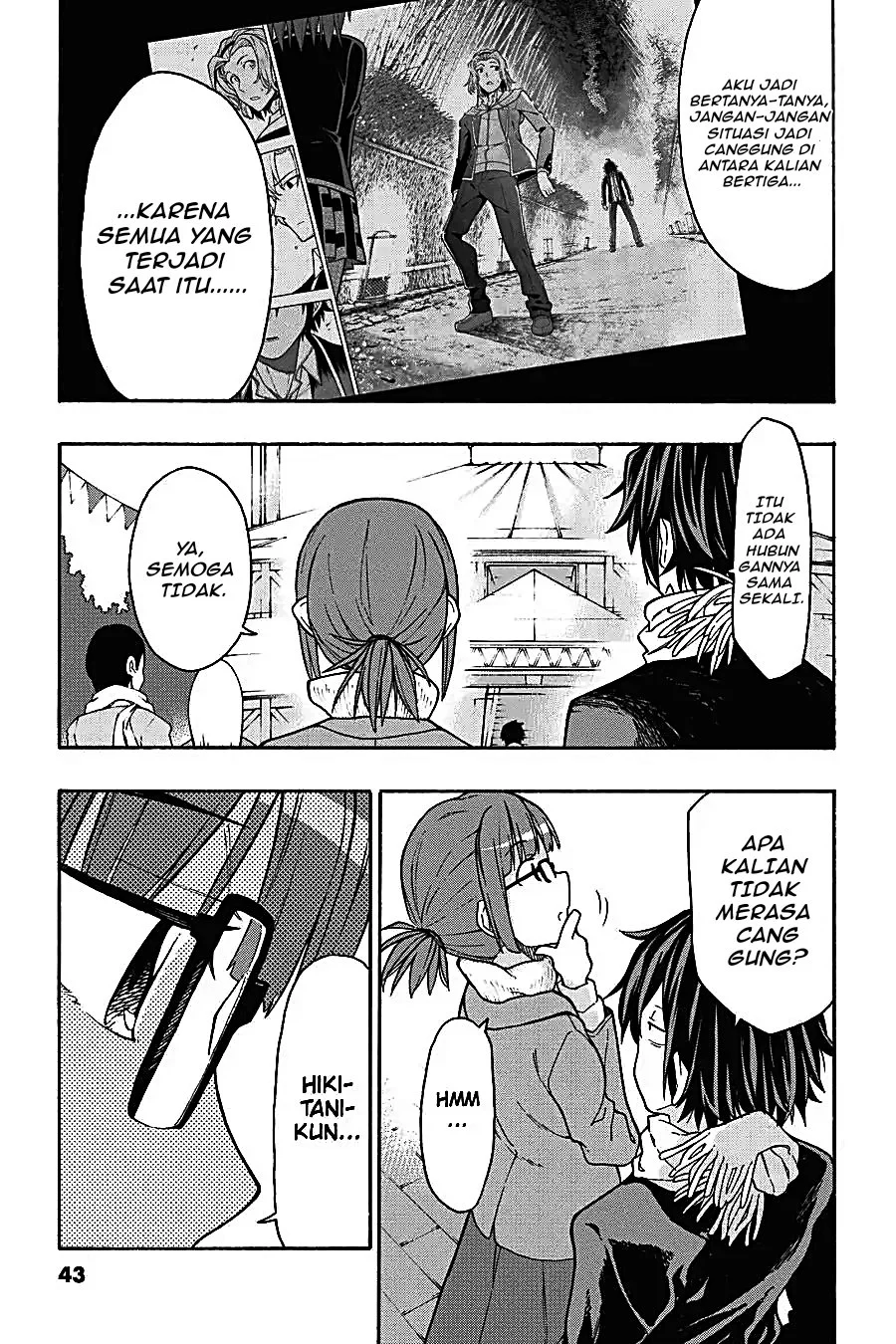 Yahari Ore no Seishun Love Come wa Machigatteiru @comic Chapter 65 Gambar 14