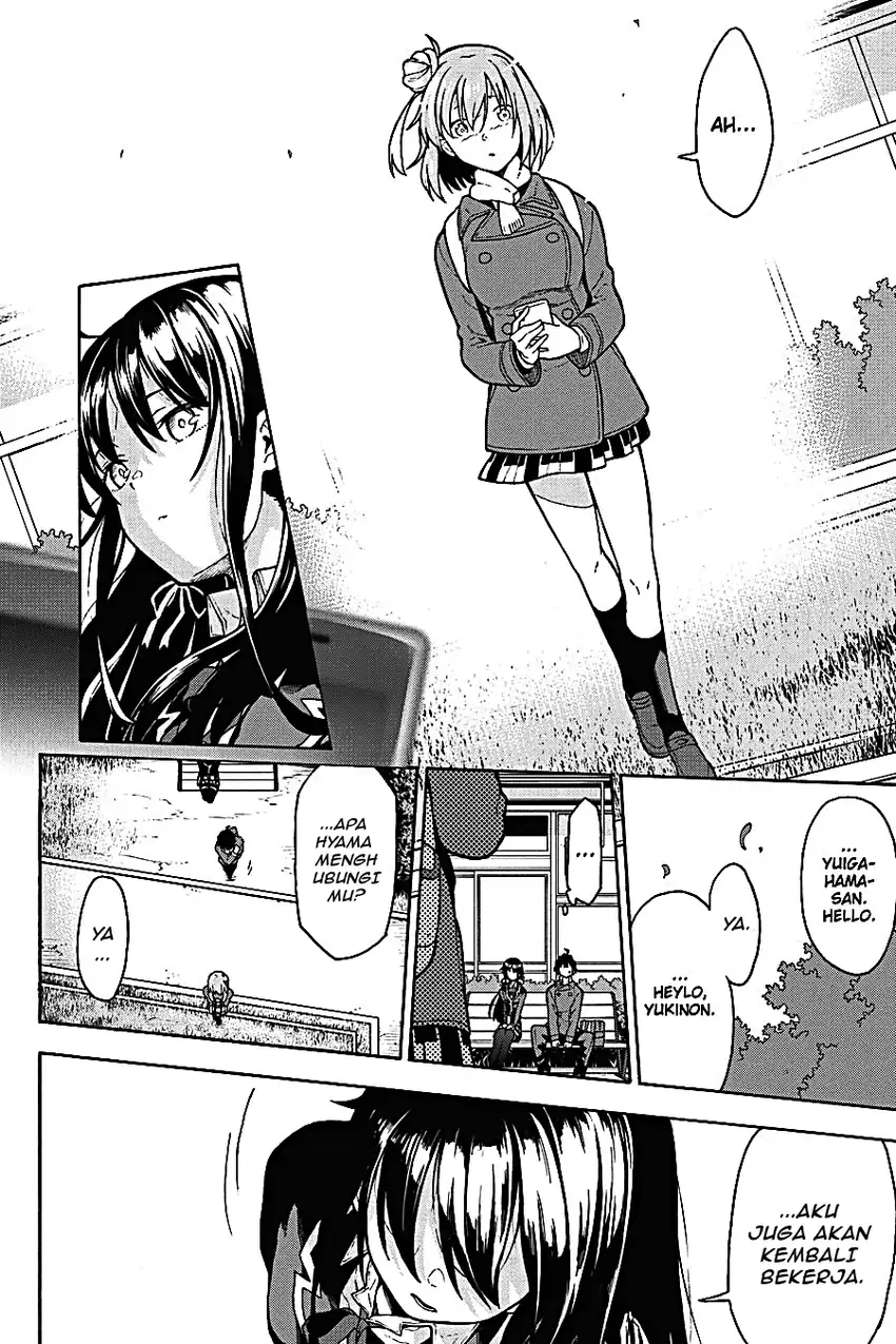 Yahari Ore no Seishun Love Come wa Machigatteiru @comic Chapter 99 Gambar 18