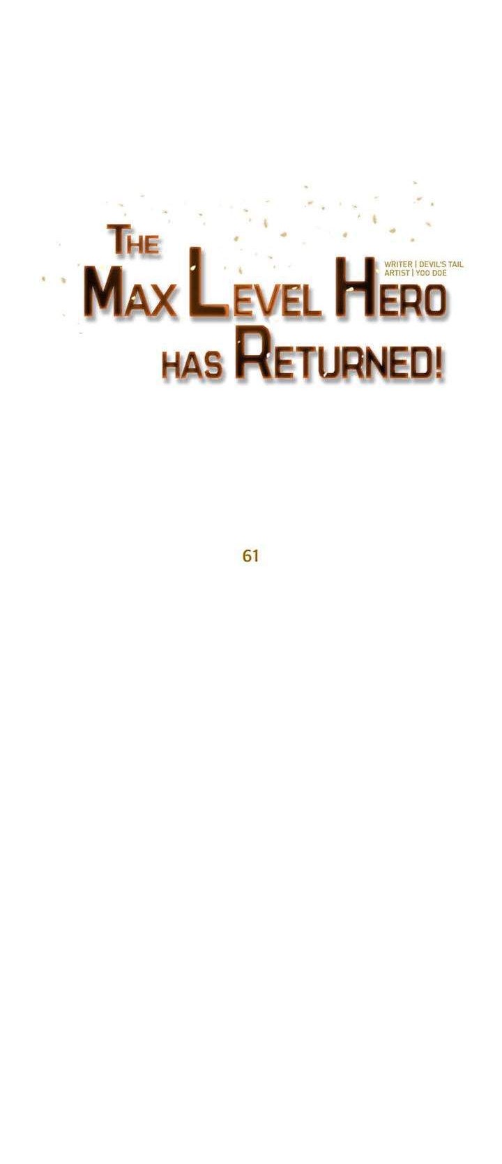 The MAX leveled hero will return! Chapter 61 Gambar 23