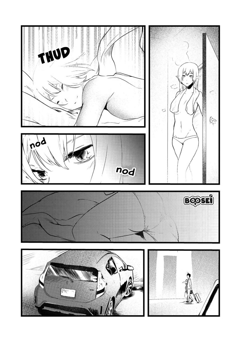 Mujintou De Elf to Kyoudou Seikatsu Chapter 03.2 Gambar 9