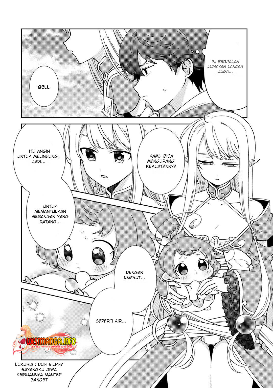 Seirei-tachi no Rakuen to Risou no Isekai Seikatsu Chapter 26 Gambar 12