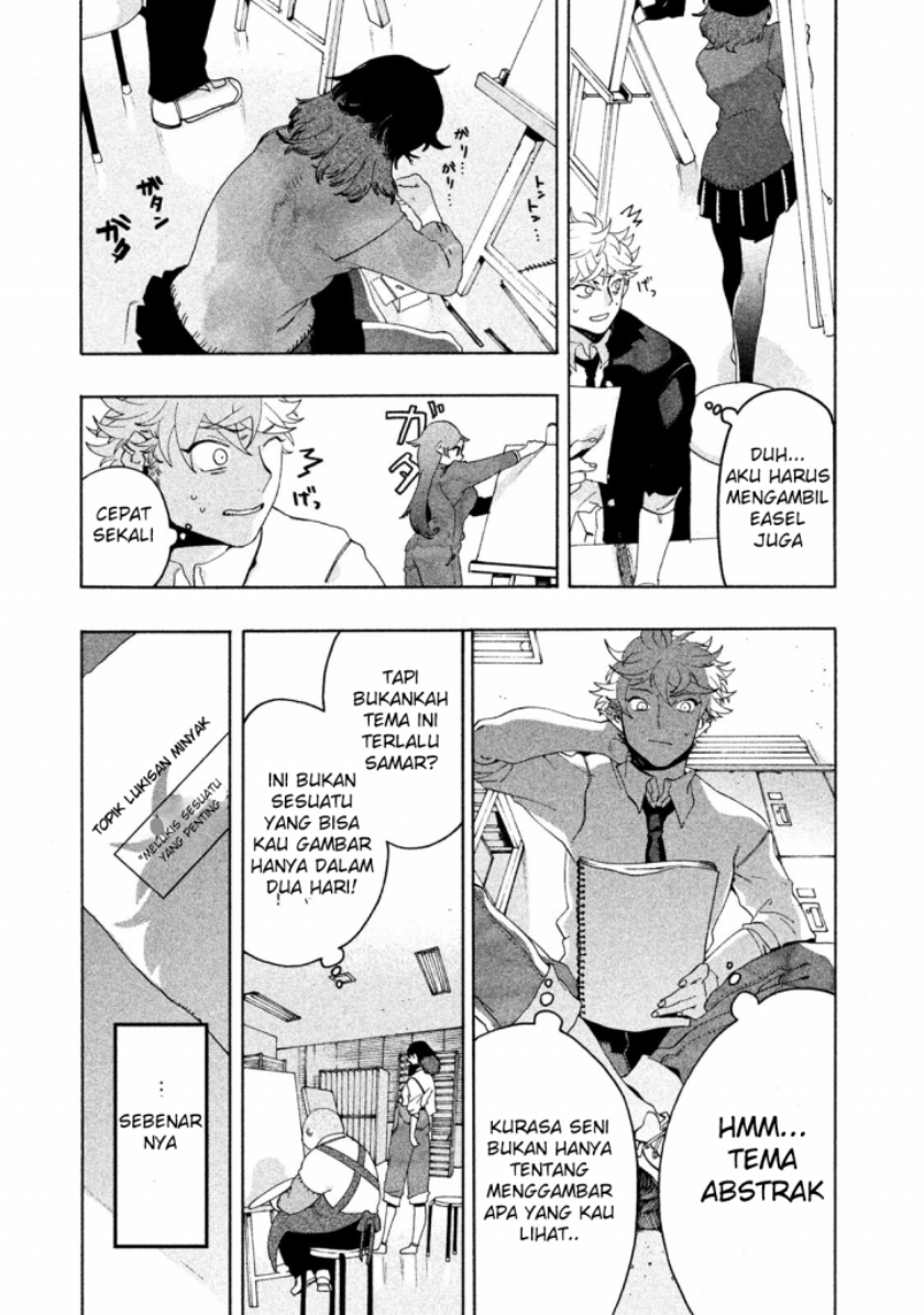 Blue Period Chapter 9 halaman 18