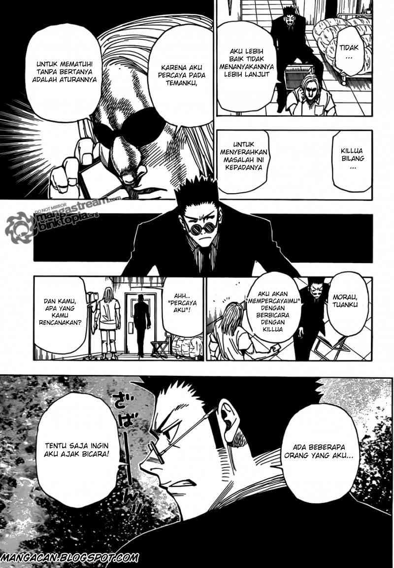 Hunter x Hunter Chapter 325 Gambar 9