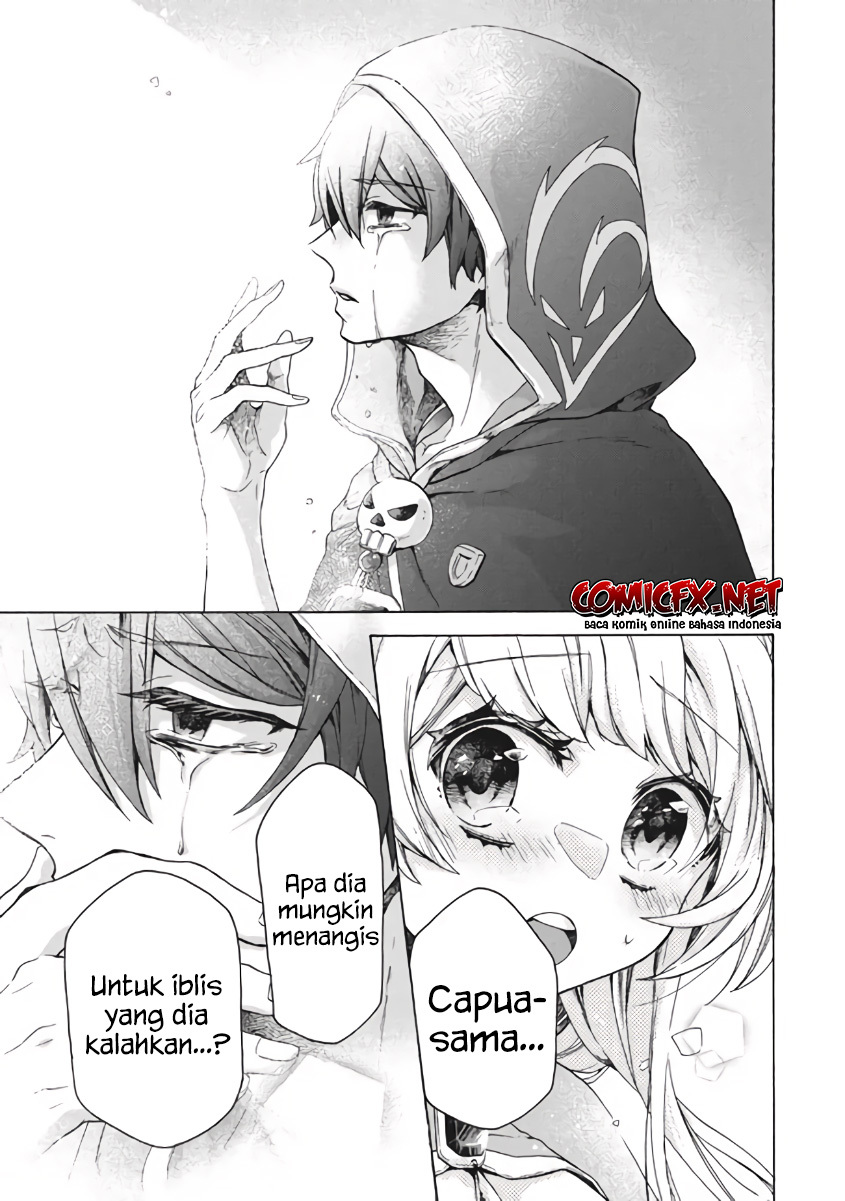 “Kukuku… He is the weakest of the Four Heavenly Monarchs.” I was dismissed from my job but somehow I became the master of a hero and a holy maiden. Chapter 09.2 Gambar 9
