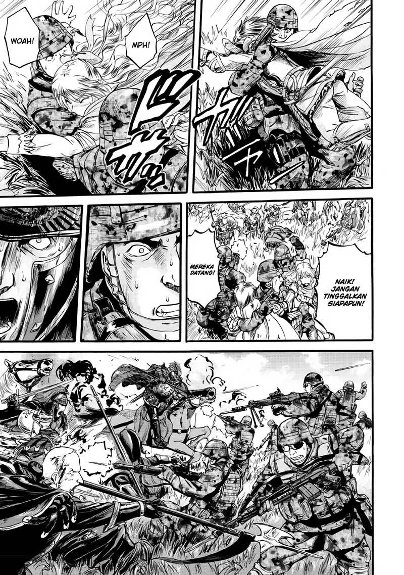 Gate – Jietai Kare no Chi nite Kaku Tatakeri Chapter 80 Gambar 9